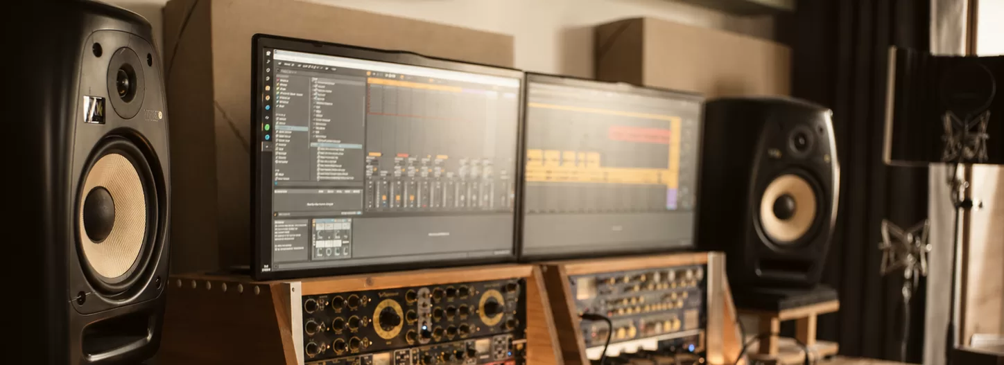 Recording und Mixing am Regieplatz im Tonstudio Leipzig