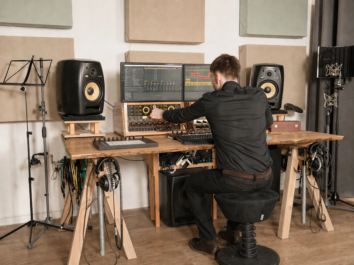 Studioequipment im Tonstudio Leipzig für Filmtonbearbeitung